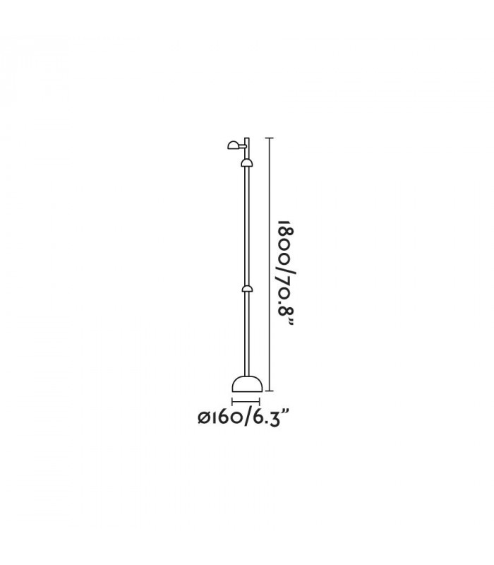 Integrated LED Pedestal Light Outdoor Ground Light Grey, 4000K, IP65