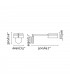 Integrated LED Bollards Outdoor Ground Light Grey, 3000K, IP65