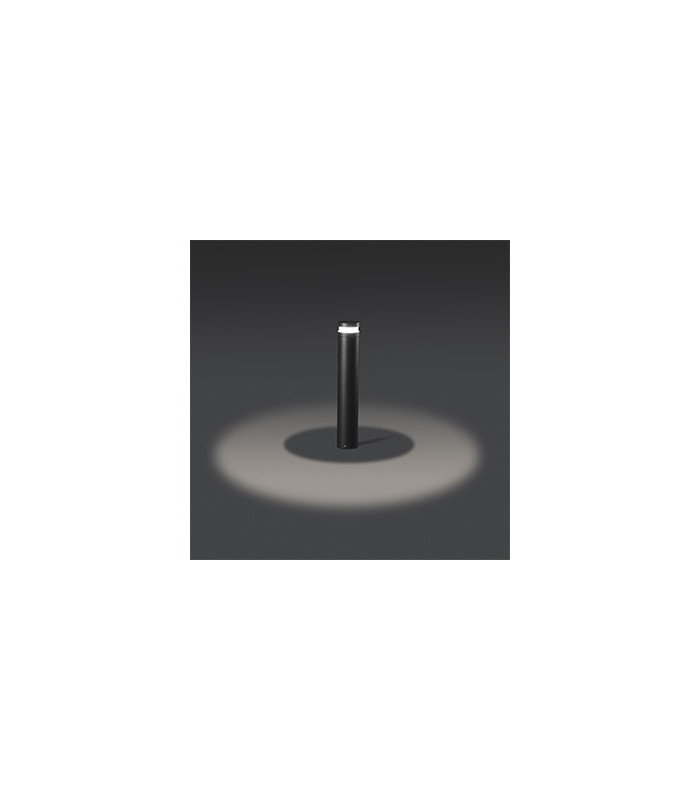 Integrated LED Bollards Outdoor Ground Light Black, 3000K, IP65