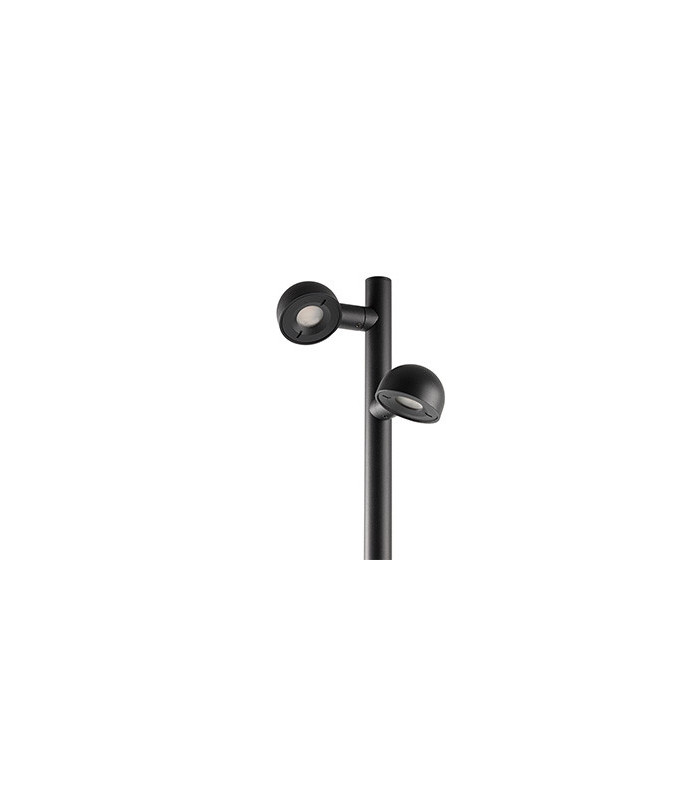 Integrated LED Bollards Outdoor Ground Light Black, 2700K