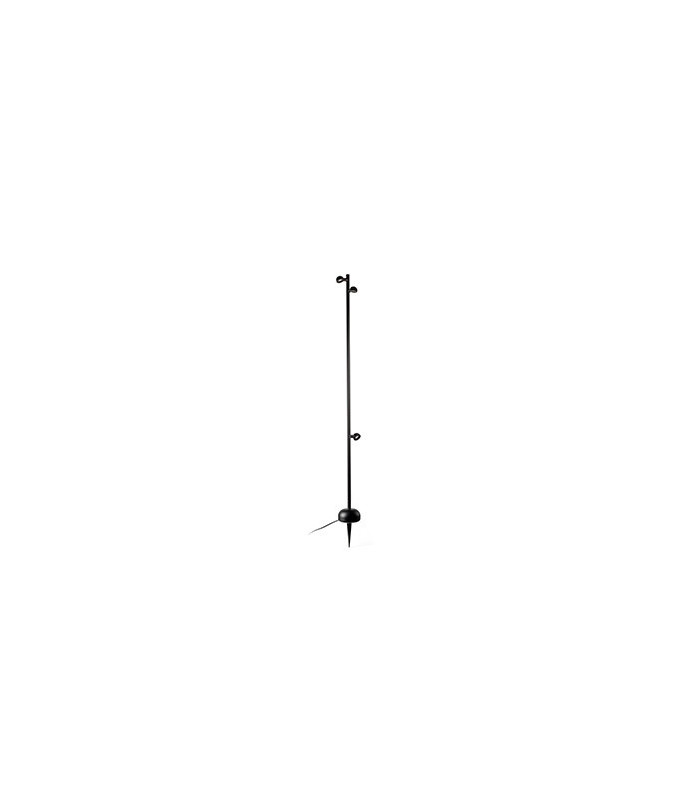Integrated LED Bollards Outdoor Ground Light Black, 2700K