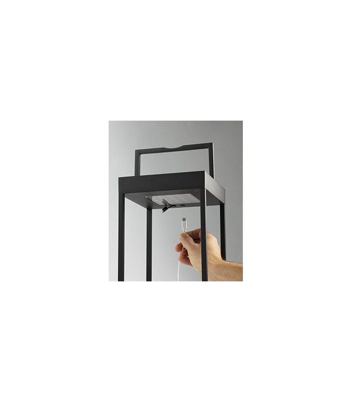 Integrated LED Portable Lamp Outdoor Light Black