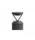 Integrated LED Pedestal Light Outdoor Ground Light Grey, 2700K, IP65