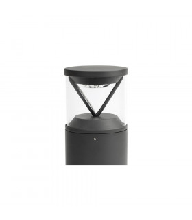 Integrated LED Pedestal Light Outdoor Ground Light Grey, 2700K, IP65