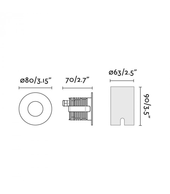 Recessed Outdoor Ground Light , LED, IP67
