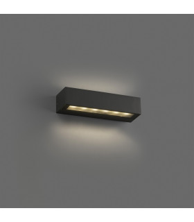 Integrated LED Up Down Lighter Outdoor Wall Light Grey, 3000K, IP65