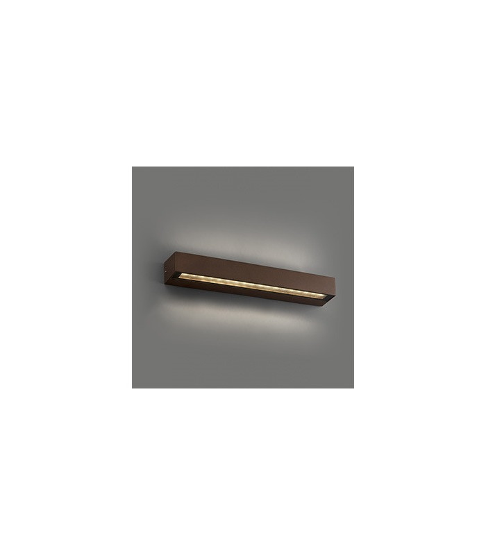 Integrated LED Up Down Lighter Outdoor Wall Light Brown, 3000K, IP65