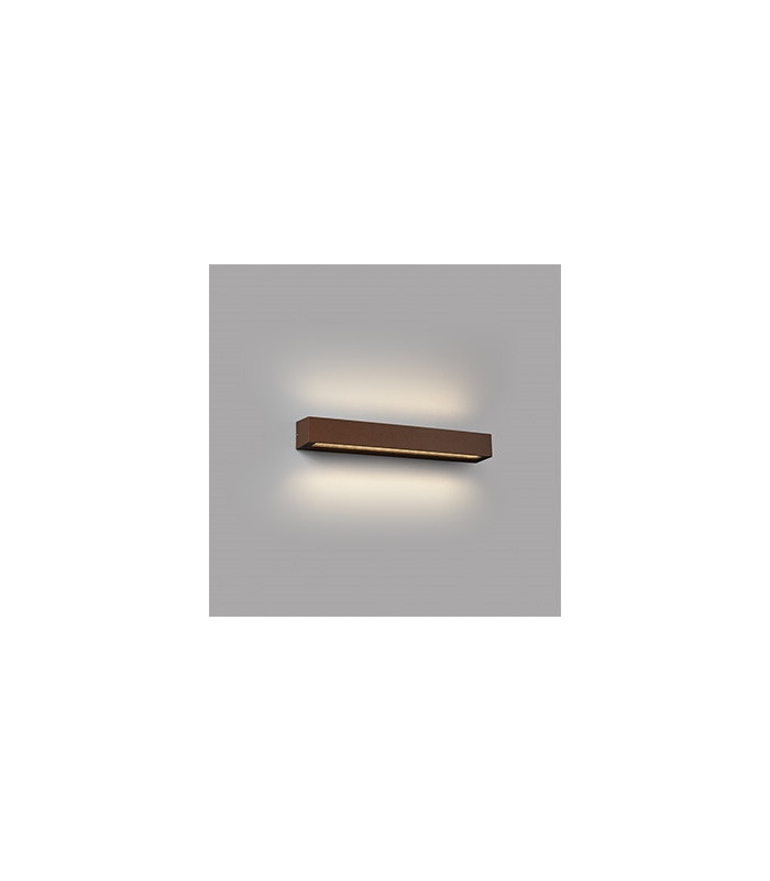 Integrated LED Up Down Lighter Outdoor Wall Light Brown, 3000K, IP65