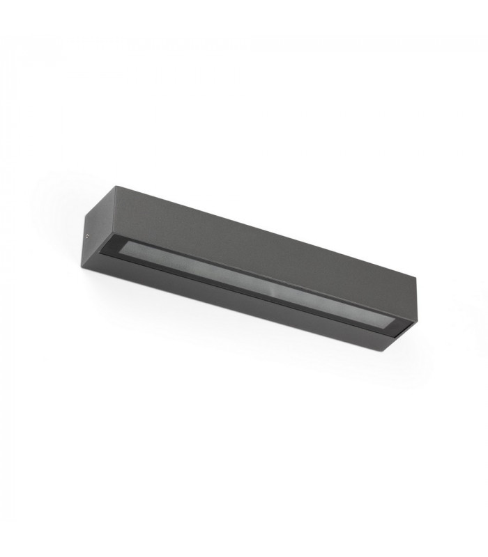 Integrated LED Up Down Lighter Outdoor Wall Light Grey, 3000K, IP65