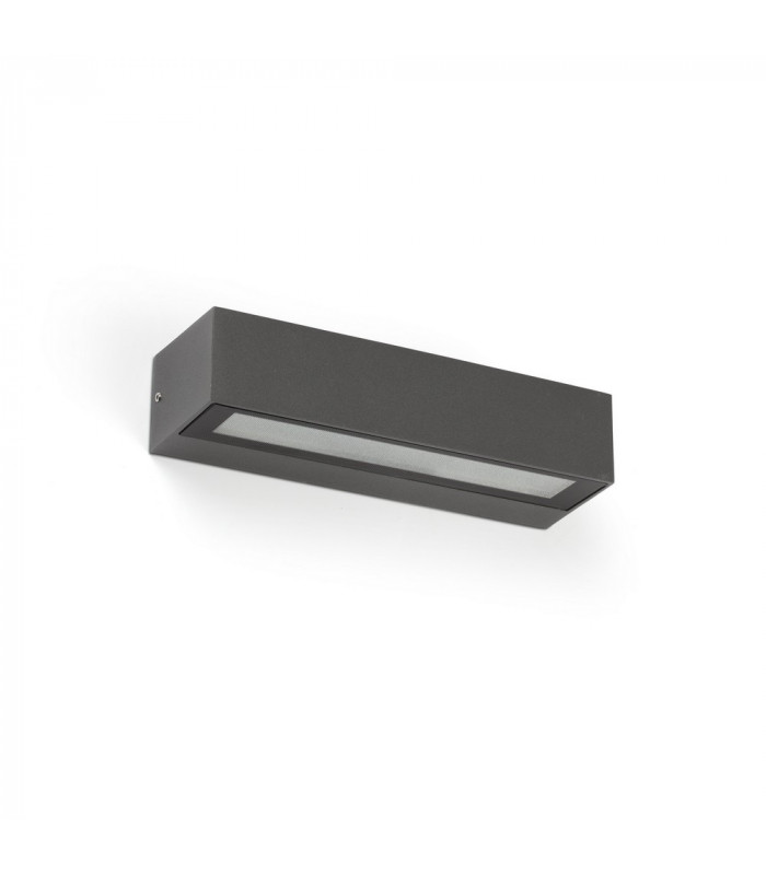 Integrated LED Down Lighter Outdoor Wall Light Grey, 3000K, IP65
