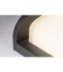 Integrated LED Flush Wall Light Outdoor Wall Light Grey, 3000K, IP65
