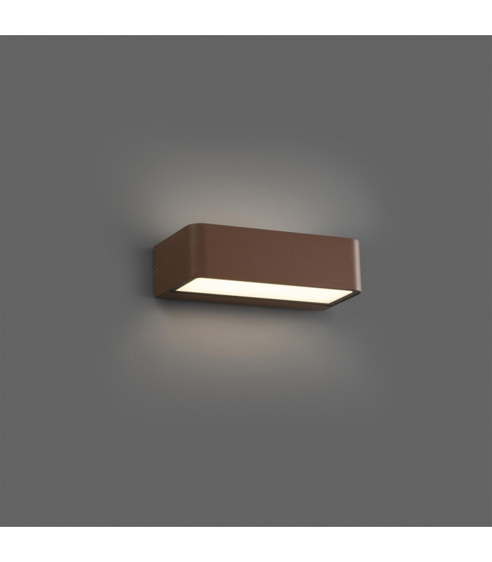 Integrated LED Up Down Lighter Outdoor Wall Light Brown, 3000K, IP65