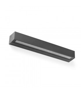 Integrated LED Up Down Lighter Outdoor Wall Light Grey, 3000K, IP65