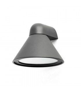 Down Lighter Outdoor Wall Light Grey, E27, IP65