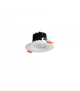LED Recessed Downlight White IP54 6.1W 3000K 518lm