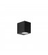 Outdoor Wall Fixture Downlight Black IP44 GU10 7W