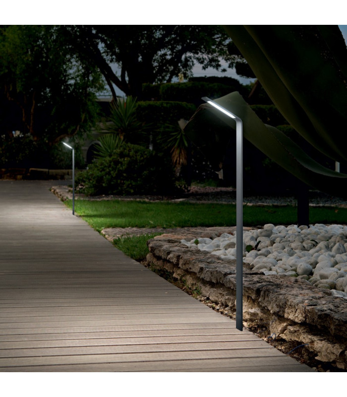LED Outdoor Short Bollards Anthracite IP54, 3000K