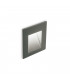 LED Outdoor Square Recessed Wall Light Anthracite IP65, 4000K