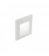LED Outdoor Square Recessed Wall Light White IP65, 4000K