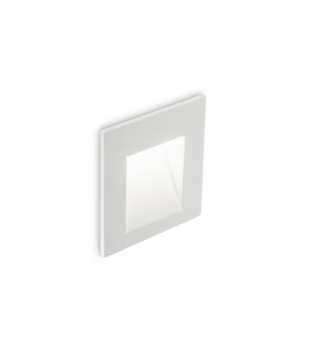 LED Outdoor Square Recessed Wall Light White IP65, 4000K