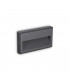 LED Outdoor Rectangle Flush Wall Light Anthracite IP65, 3000K