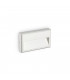LED Outdoor Rectangle Flush Wall Light White IP65, 3000K