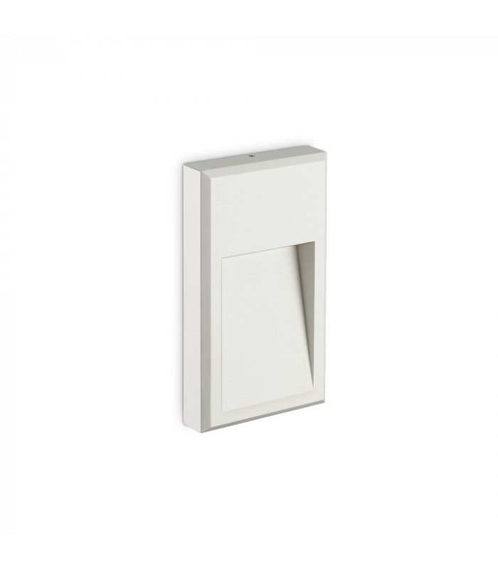 LED Outdoor Flush Wall Light White IP65, 3000K