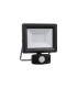 LED Outdoor Motion Sensor Light Black IP65, 4000K