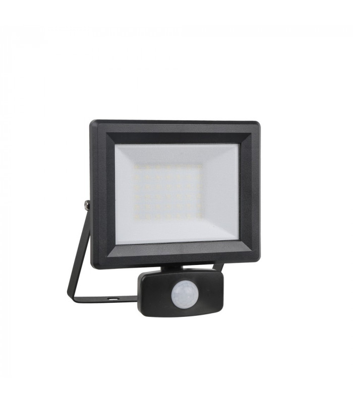 LED Outdoor Motion Sensor Light Black IP65, 4000K