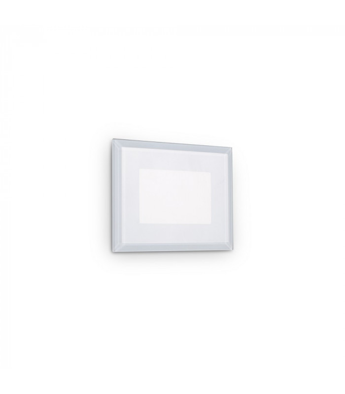LED Outdoor Recessed Wall Light White IP65, 3000K