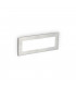 LED Outdoor Rectangle Recessed Wall Light Steel IP65, 3000K