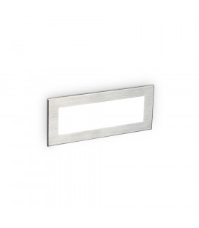 LED Outdoor Rectangle Recessed Wall Light Steel IP65, 4000K