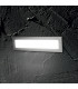 LED Outdoor Rectangle Recessed Wall Light Steel IP65, 4000K