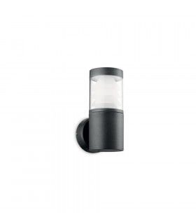 LED Outdoor Round Modern Wall Light Anthracite IP65, 3000K