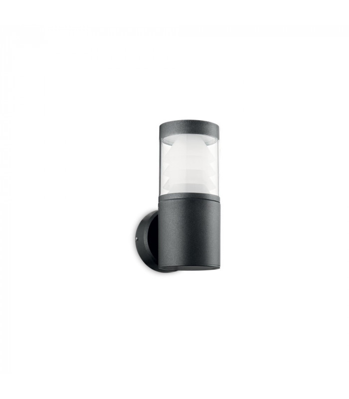 LED Outdoor Round Modern Wall Light Anthracite IP65, 3000K