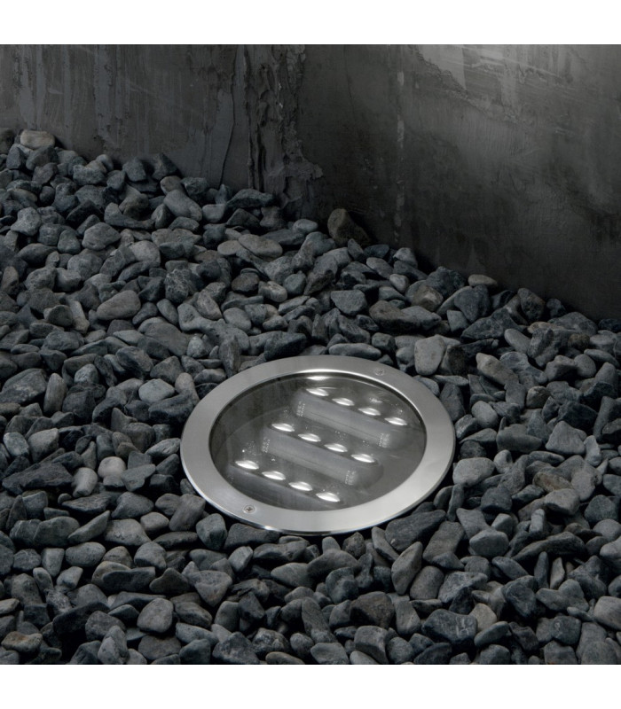 LED Outdoor Recessed Floor & Decking Steel IP67, 3000K