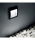 LED Outdoor Square Recessed Wall Light Anthracite IP65, 3000K