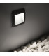 LED Outdoor Square Recessed Wall Light Anthracite IP65, 3000K
