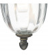 Lantern Wall Light Outdoor Black Gold IP44