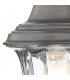 Lantern Wall Light Outdoor Black Gold IP44