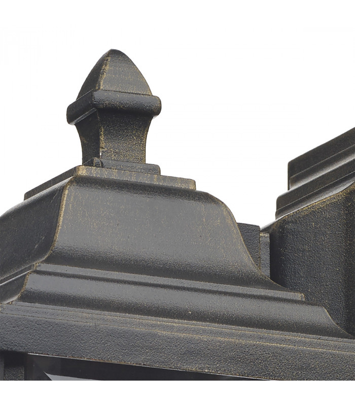 Lantern Wall Light Lantern Black Gold IP44
