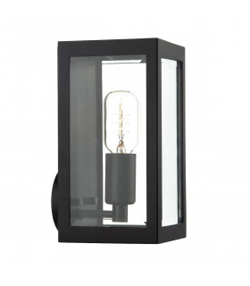 Lantern Outdoor Wall Light Light Black IP44