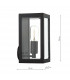 Lantern Outdoor Wall Light Light Black IP44