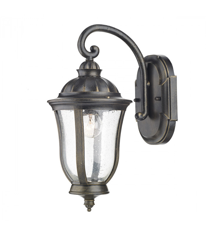 Lantern Wall Light Lantern Black Gold IP44