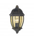 Lantern Outdoor Wall Light Black Gold IP43