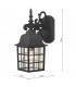 Lantern Wall Light Downlight Black