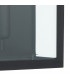 Lantern Rectangle Wall Light Black IP44