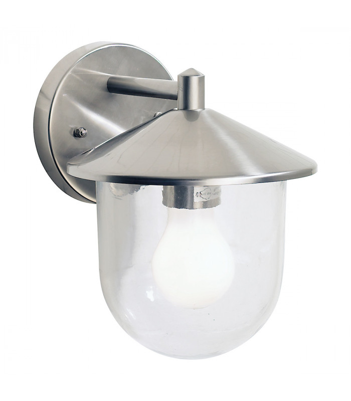 Lantern Wall Light Steel IP44