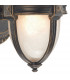 Lantern Small Wall Light Black Gold IP43