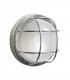 Bulkhead Large Round Steel Wall Light IP44